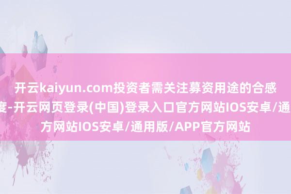 开云kaiyun.com投资者需关注募资用途的合感性和公司处置透明度-开云网页登录(中国)登录入口官方网站IOS安卓/通用版/APP官方网站